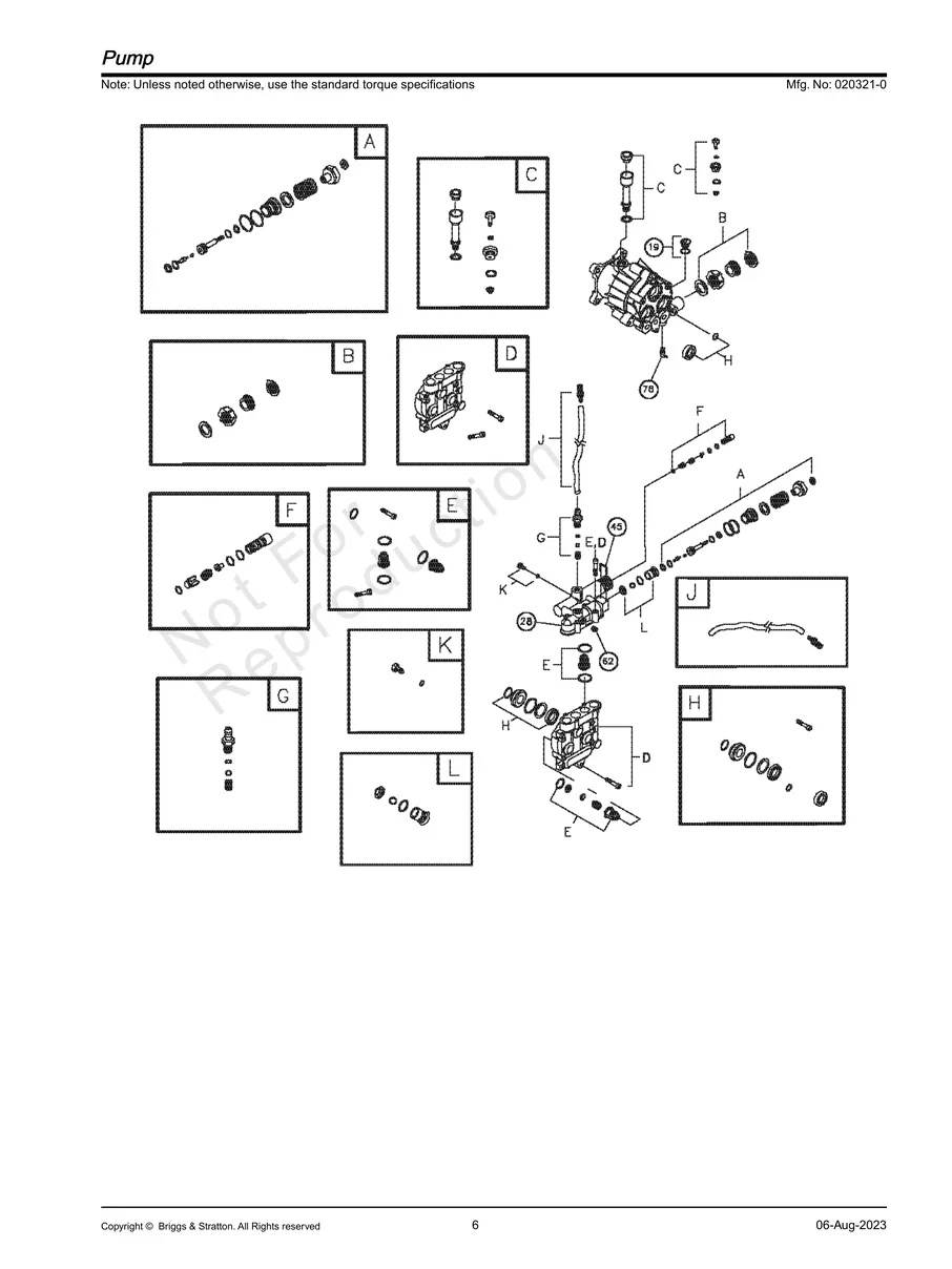 BRIGGS AND STRATTON, 020321-0, IPL.6